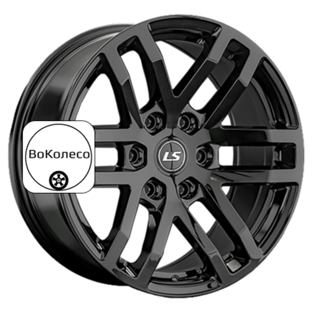 9x20/6x139,7 ET25 D100,1 1279 BK (конус, Колпак+лого) LS