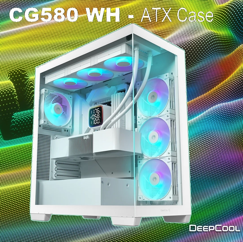 Корпус Deepcool R-CG580-WHNDA0-G-1 белый