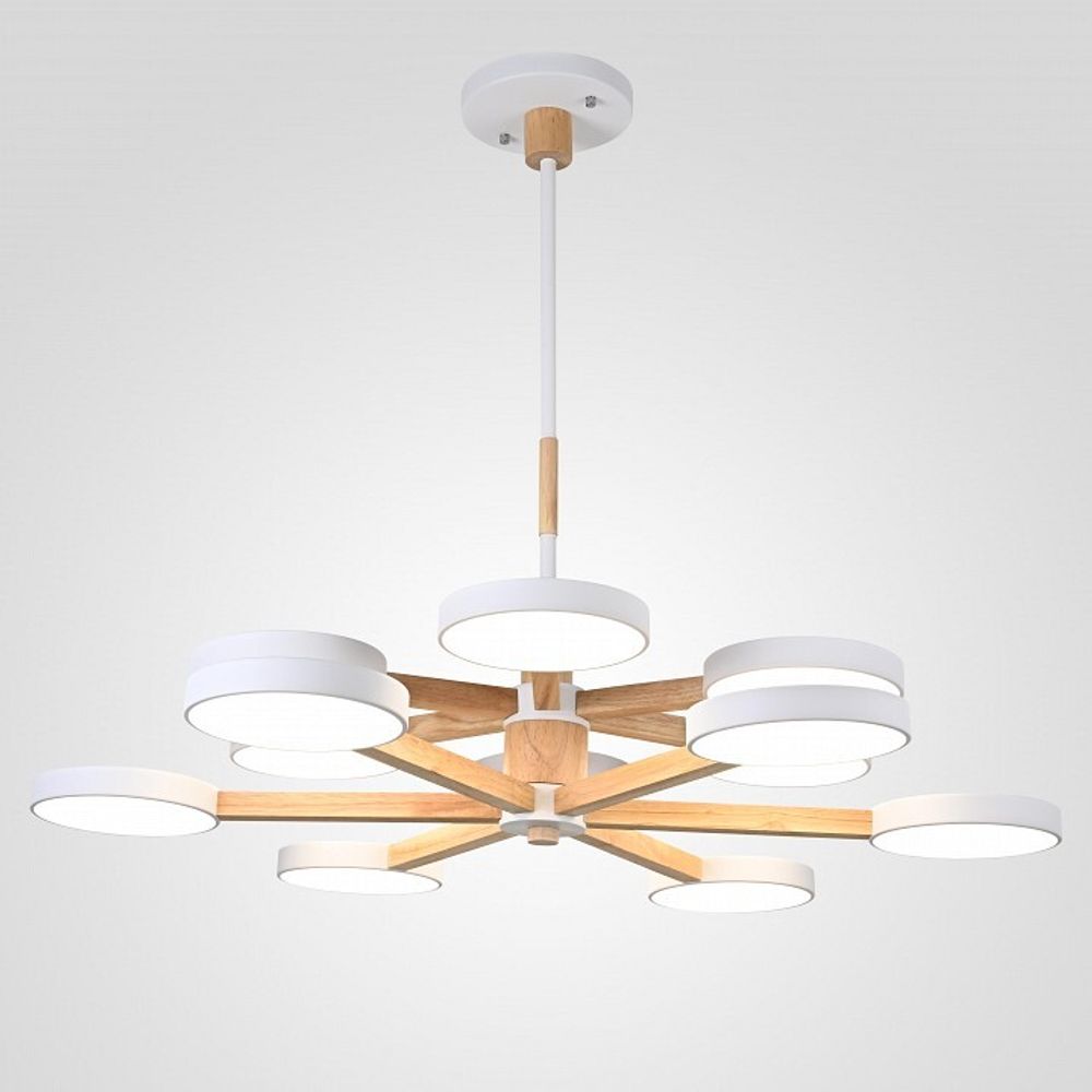 Люстра на штанге Imperiumloft TURNA White TURNA-DBL01