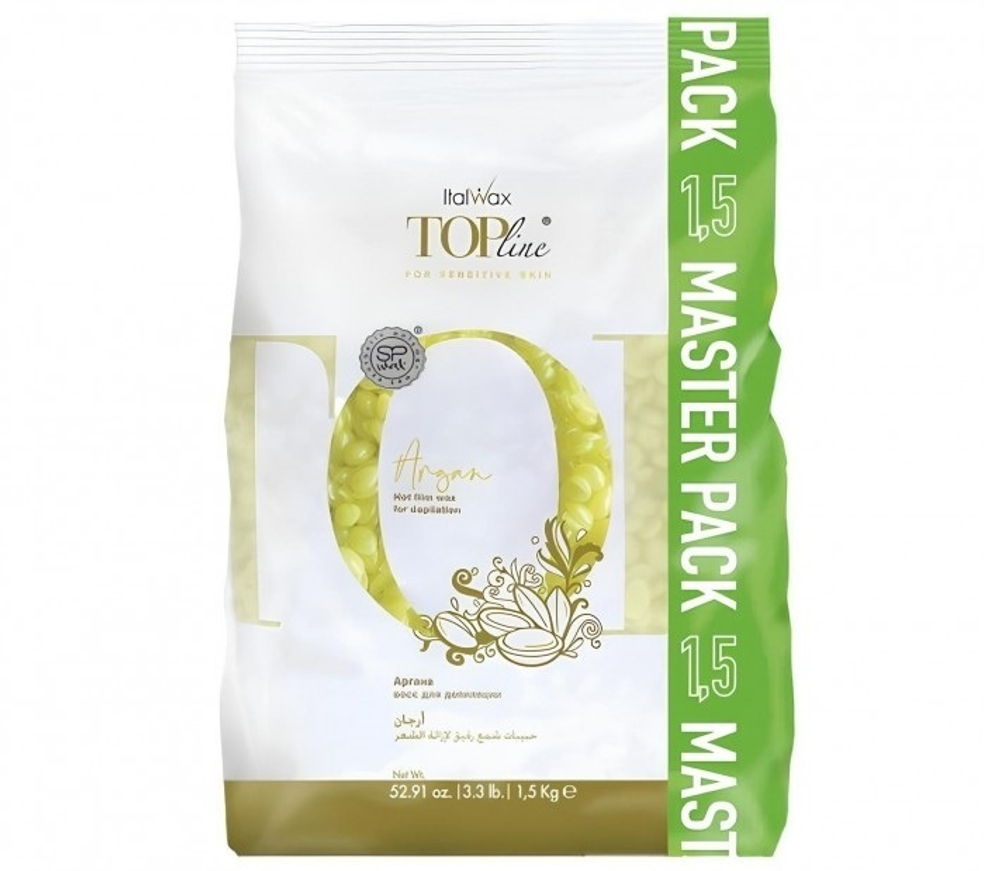 ITALWAX TOP LINE воск пленочный АРГАНА 1,5 кг гранулы MASTER PACK