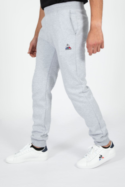 Мужские теннисные штаны Le Coq Sportif ESS Pant Slim No.2 M - gris chine clair