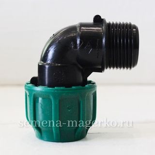 Уголок ПНД 25х1  с наружней резьбой