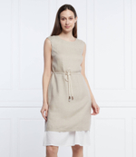 льняное платье Peserico - песочный(S02439A 2600A)