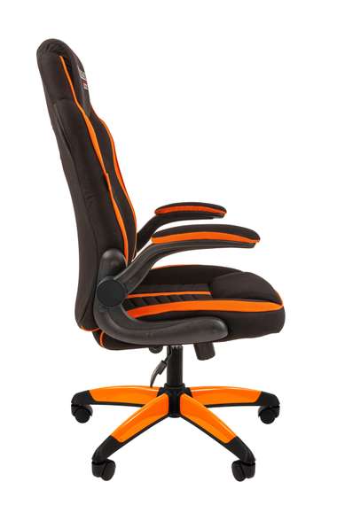 Кресло Chairman   game 19 Россия ткань черн./оранж. н.п.