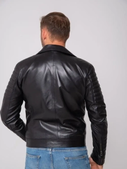 Косуха мужская  кожаная,  куртка мужская