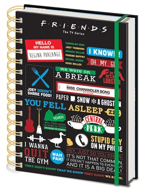 Записная книжка Friends (Infographic) A5 Wiro