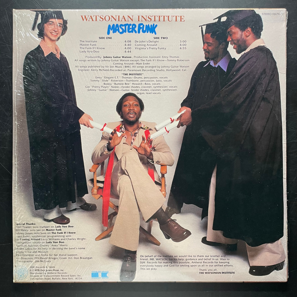 Watsonian Institute ‎– Master Funk (США 1978г.)