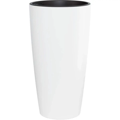 Кашпо Рондо 35л (со вставкой 15л) (белый)