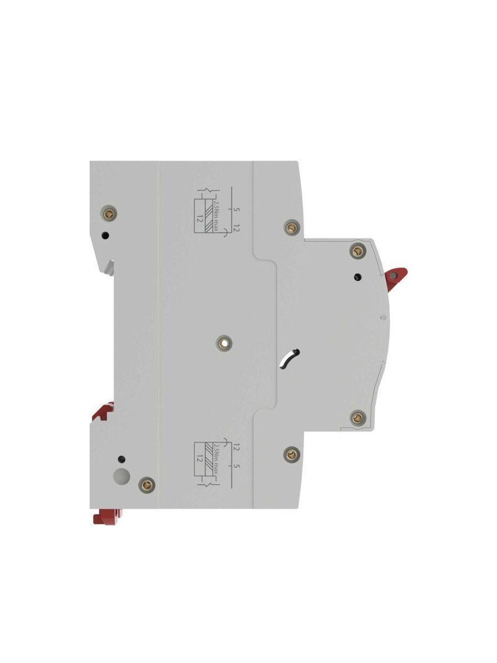 Выключатель автоматический модульный 2п C 40А 6кА MD63N YON MD63N-2PC40