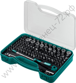 KRAFTOOL X-Drive-122 набор: отвертка-битодержатель с насадками 122 шт