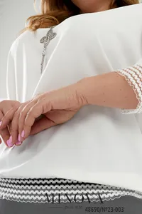 Блуза 23-003-Молочный Minova