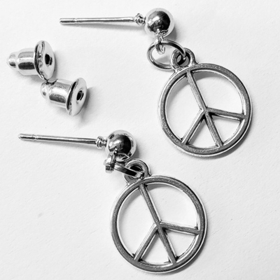 Серьги гвоздики пуссеты "Пацифик".