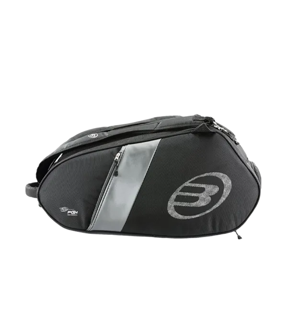 Сумка для падел Bullpadel Neuron Black 2025 Fede Chingotto, термокарманы и вентиляция