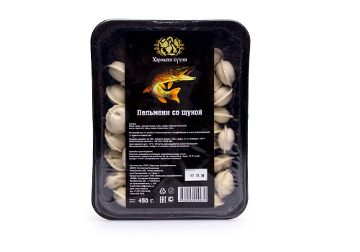 Пельмени "Хорошая кухня" с щукой, 450г