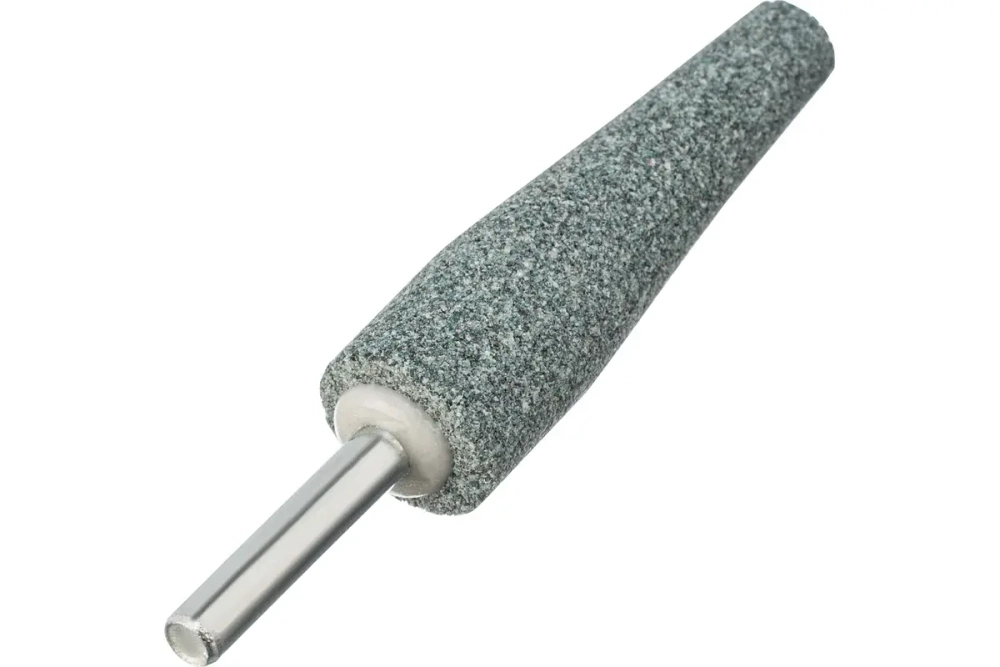 Шарошка абразивная, конус удлиненный, для дрели (ПШМ), 19x60 мм, хвостовик d6 мм, 63с Denzel 76022