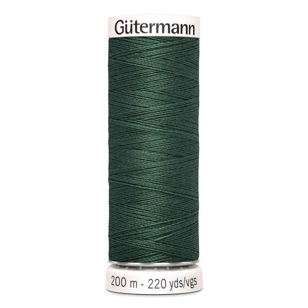 Нитки универсальные Gutermann Sew-all 100 (200 метров), 5 кат. | 302 пыльно серо-зеленый