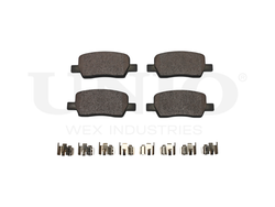 Колодки тормозные диск. задние UNIO BRP-20132