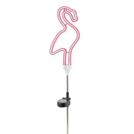 Светильник садовый неоновый ERASF012-30 Фламинго солнечная батарея ЭРА Б0044238
