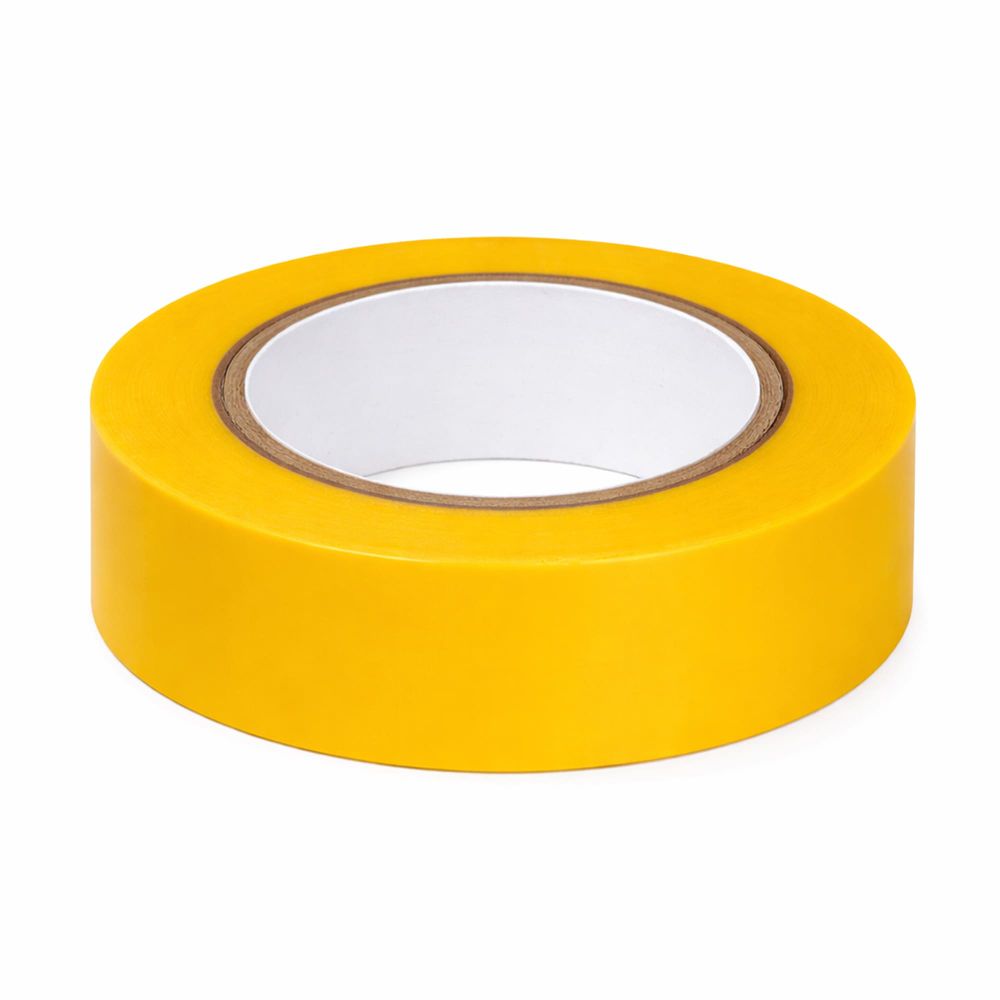 Лента изоляционная профессиональная ПВХ 19x0,18 20м, желтая