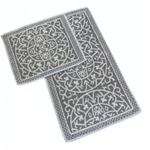 Набор ковриков для ванной комнаты хлопковые ZALEL 60*100+50*60 DESEN 6