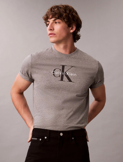 Футболка Calvin Klein Monologo Tee Medium Grey Heather