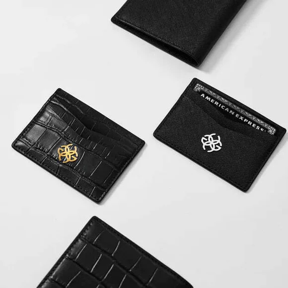 Card Holder / Натуральная кожа с тиснением под крокодила