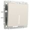 Выключатель одноклавишный Werkel с подсветкой айвори матовый W1110162 4690389184574