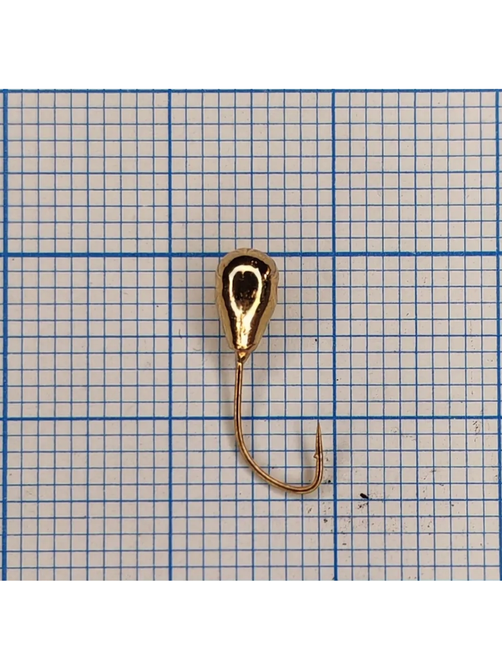 Мормышка вольфрамовая Капля-спорт с отверстием