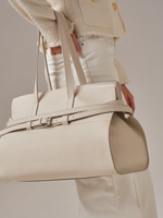 Кожаная сумка Rumi DBR 31152 светлый крем