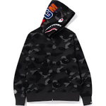 A Bathing Ape Color Camo Shark Wide Fit Full Zip Double Худи