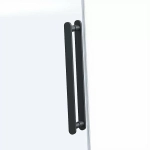 Душевой уголок Vincea Como Soft VSR-1CS8014CLB 140x80 стекло прозрачное/профиль черный