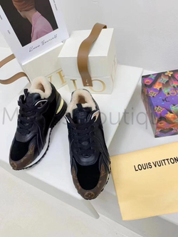 Кроссовки Louis Vuitton Run Away с мехом