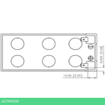 Аккумулятор для ИБП CSB 12V/7.2Ah (GPL 1272 F2 FR)