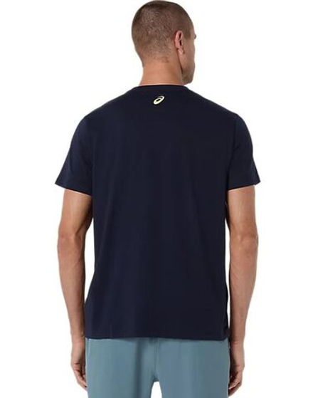 Теннисная футболка Asics Court Core Graphic - midnight