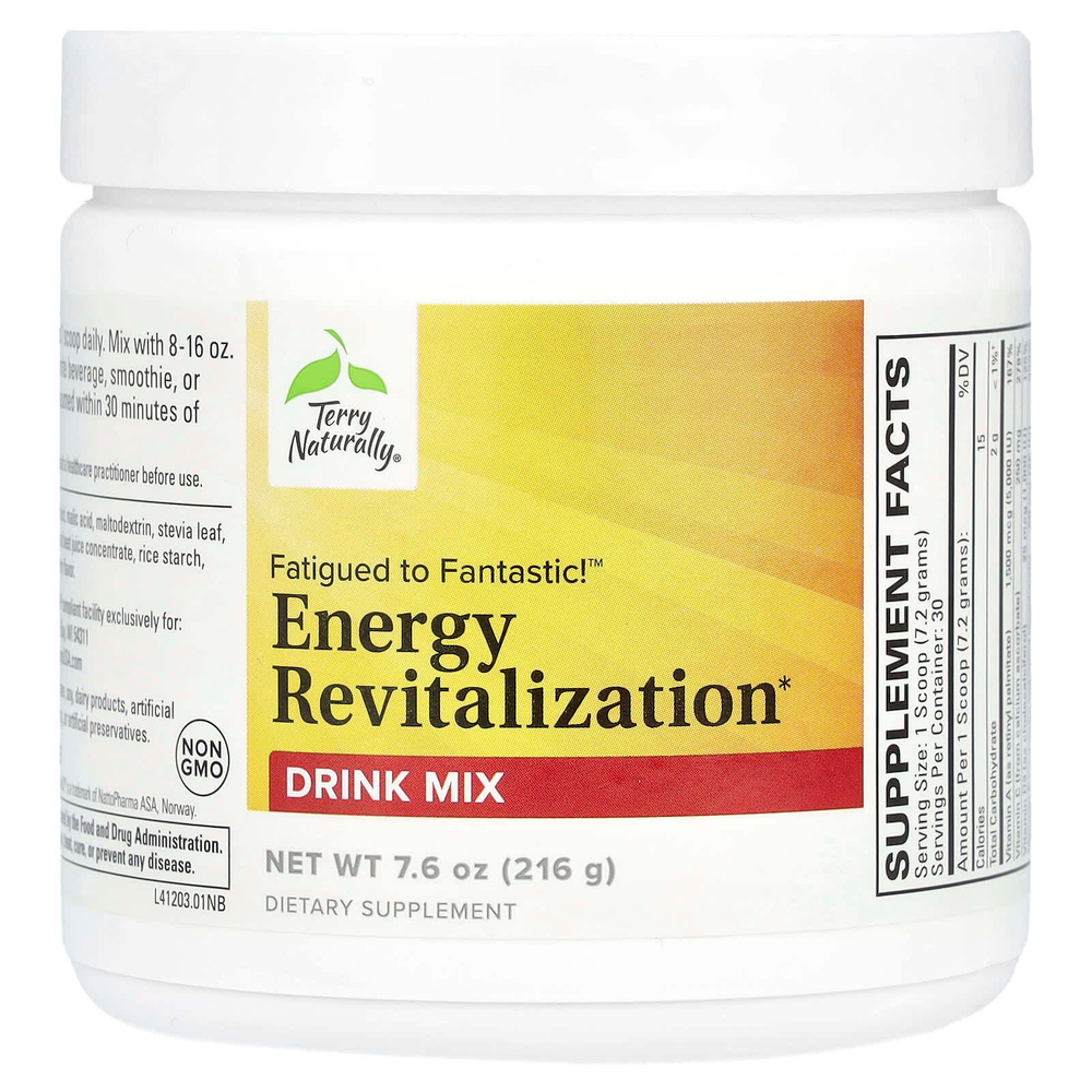 Terry Naturally, Смесь для восстановления энергии от Fatigued to Fantastic! ™, 216 г (7,6 унции)