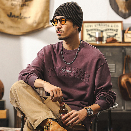 Мужской свитшот JAYLINO с эксклюзивной вышивкой THESGXS