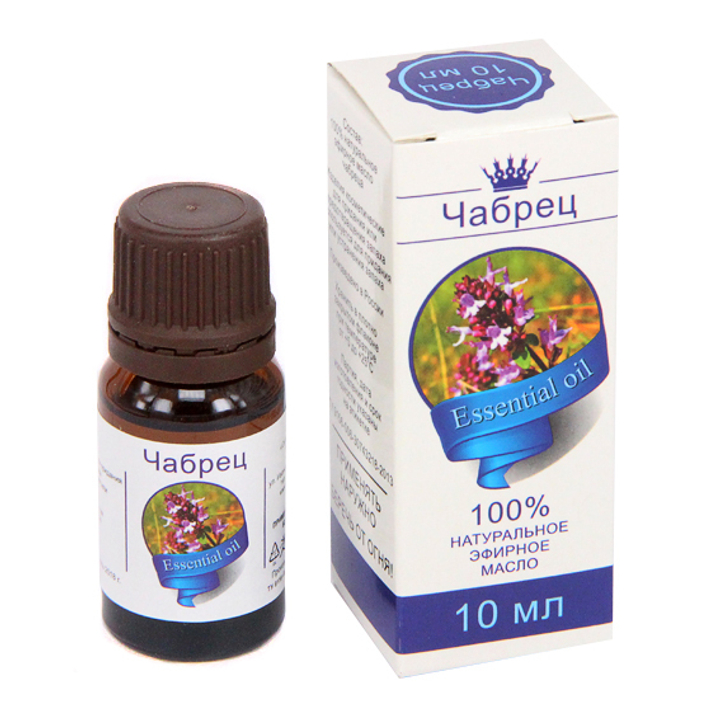 Эфирное масло "Чабрец", флакон-капельница, (чабрецовое) 10 мл