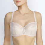 Бюстгальтер-балконет с кружевом (Размер: 75E) (Цвет: черный)