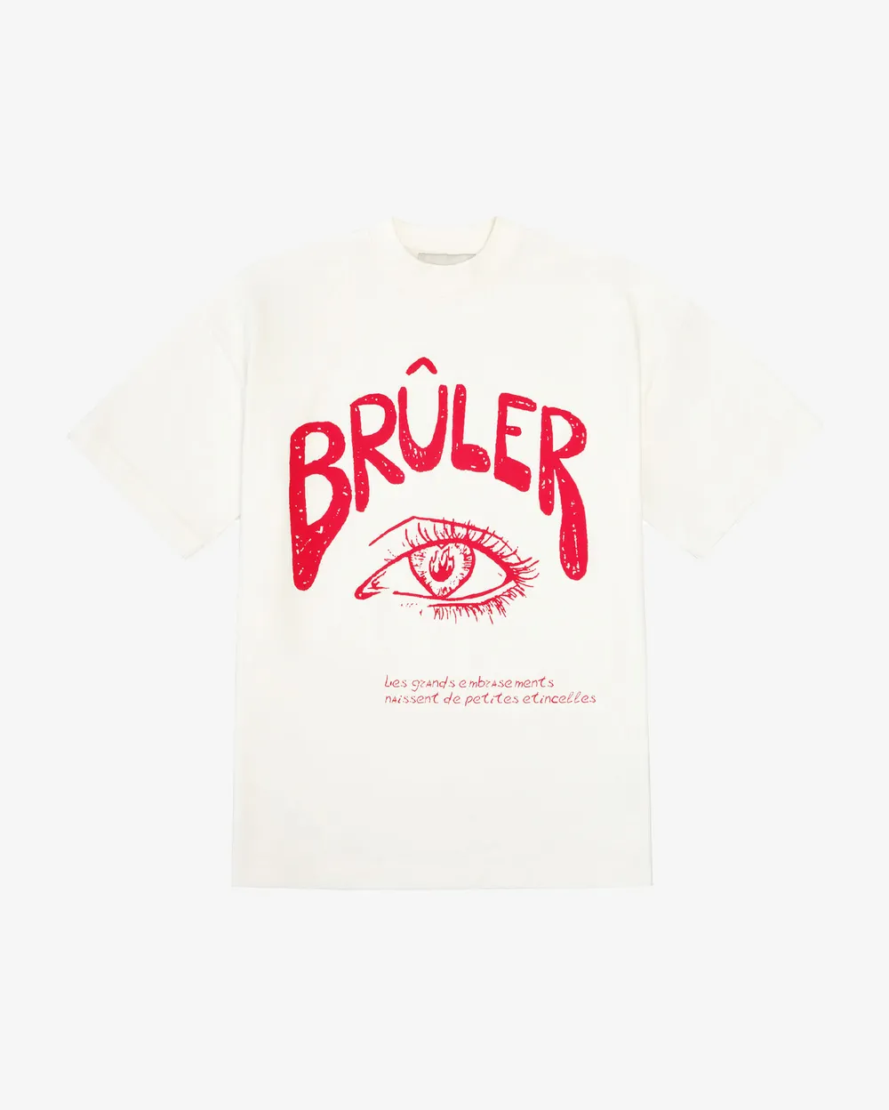 Футболка Bruler d'Amour Eye белая