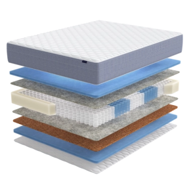 Матрас BuyDuet, 20 см, 2 уровня жесткости, независимые пружины