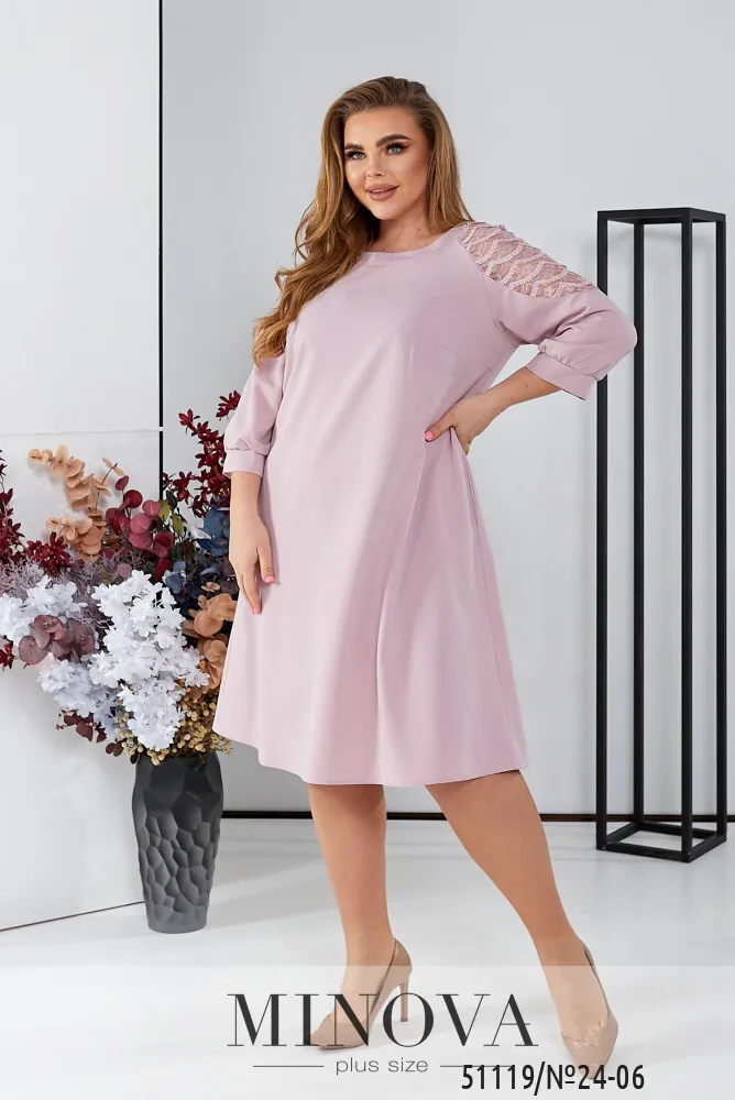 Платье 24-06-Пудра Minova