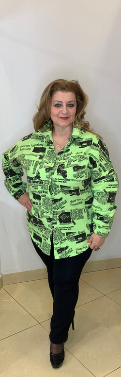 Коттоновая рубашка с кармашками