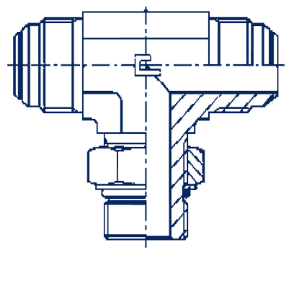Штуцер FRTG JIC 3/4 - BSP 1/2