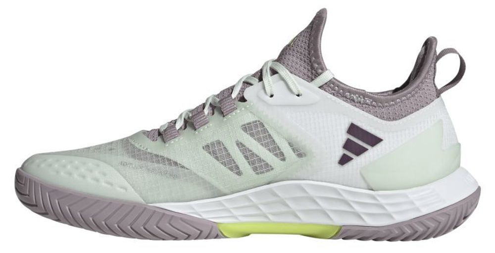 Женские Кроссовки теннисные Adidas Adizero Ubersonic 4.1 - cloud white/aurora met. S24/crystal jade S2