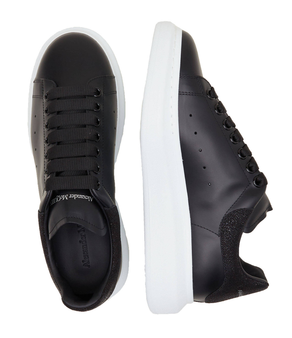 Кожаные кроссовки Alexander McQueen - черный(727388 WHVIT)