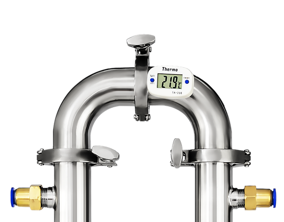 Угол отвода, 90 градусов под кламп ,2&quot;