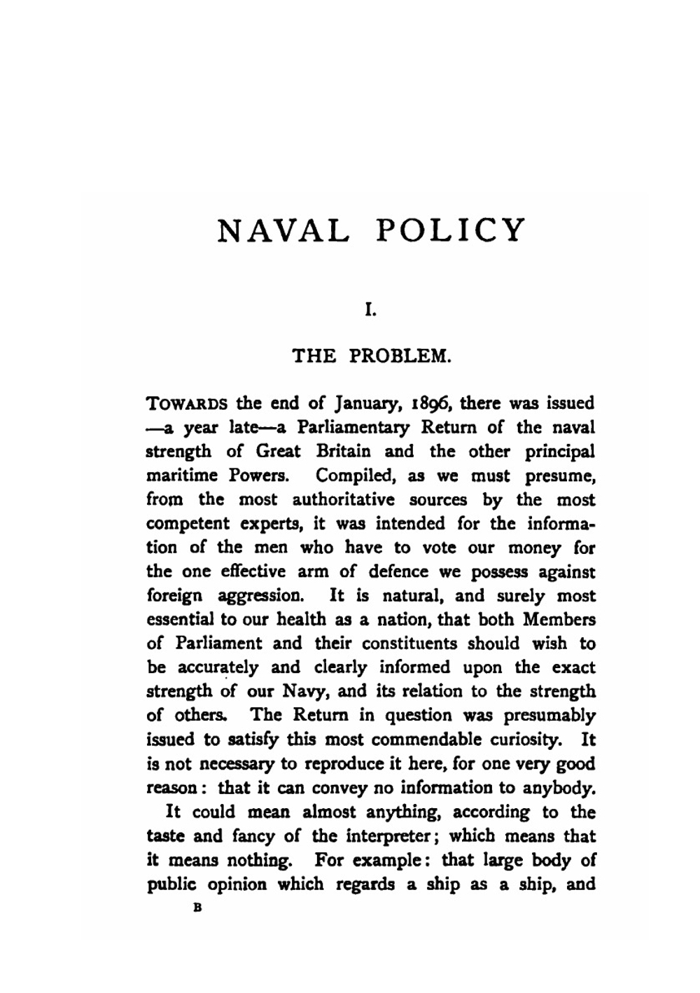 Naval policy with some account of the warships of the principal powers | G W. Steevens