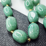 Авантюрин, крупная галтовка, 10-15 мм, камни овалы бочонки, штучно