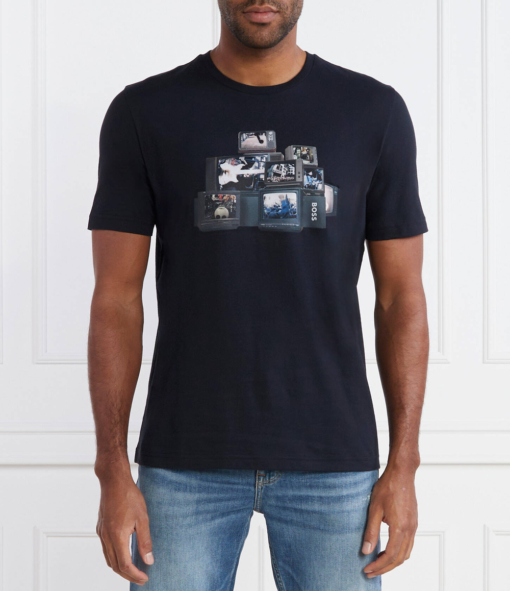 Футболка TeeMushroom BOSS ORANGE - темно-синий(50509892)