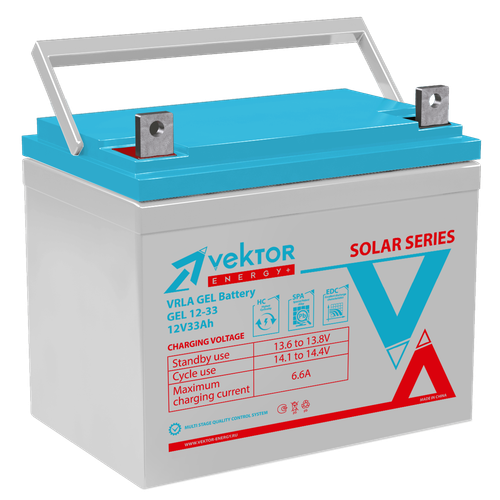 Аккумулятор  VEKTOR ENERGY GEL 12-33